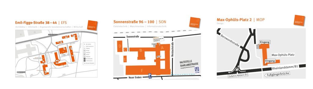 Lagepläne FH Dortmund